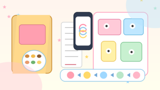ごろグラ購入レシートでレトロかわいいコラボグッズが当たるキャンペーンをイメージしたアイキャッチ
