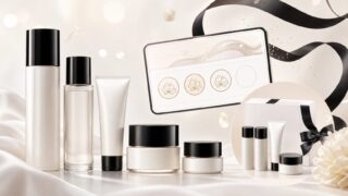 KANEBO公式オンラインショップで異なるカテゴリー購入によりサンプルセットクーポンがもらえるキャンペーンをイメージしたアイキャッチ