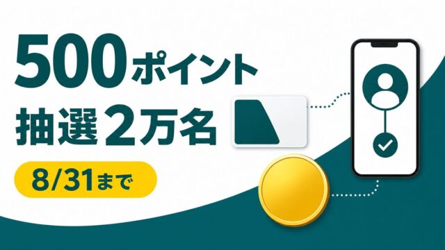 JRE ID連携で500ポイントが抽選2万名に当たるキャンペーンのアイキャッチ