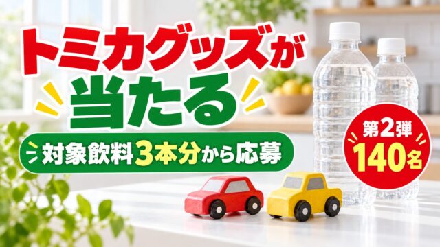 購入条件つきプレゼント抽選の編集イメージ。実際の商品・賞品の写真ではありません。